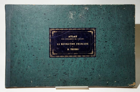 Atlas pour l'intelligence des campagnes de la Révolution française de M. Thiers. Dressé par Th. Duvotenay. - Gravé par Ch. Dyonnet.. THIERS, ...