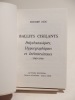 Ballets ciselants. Plythanasiques, Hypergraphiques et InfinitÈsimaux (1960-1964). ISOU (Isidore)
