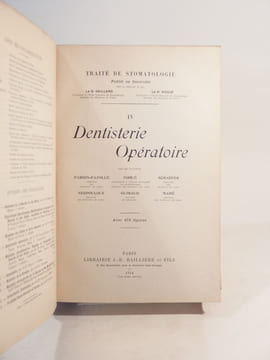 Traité de stomatologie IV : Dentisterie opératoire. Avec 473 figures.. GAILLARD, NOGUE, FARGIN-FAYOLLE, SCHAEFER, NESPOULOUS, GUIBAUD, MAHE