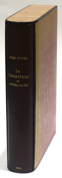 Le Déserteur et autres récits.. GIONO Jean.