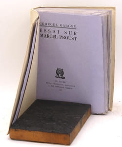 Essai sur Marcel Proust.