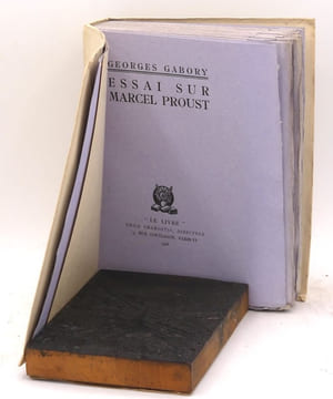 Essai sur Marcel Proust.. GABORY Georges.