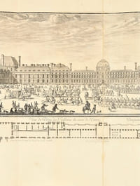 Plans, élévations et vues des châteaux du Louvre et des Tuileries.