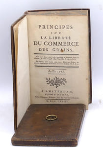 Recueil d’ouvrages sur le commerce des grains.