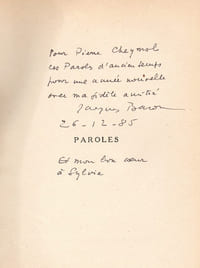 Paroles (1923-1927).