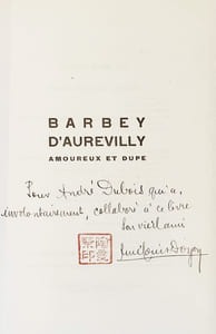 Barbey d’Aurevilly, amoureux et dupe.