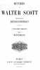 Œuvres. SCOTT Walter. 
