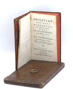 Imitation des Odes d'Anacréon, en vers françois, dédiée au Roi de Prusse.