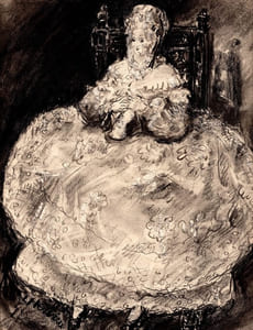 Entretiens sur le dessin avec Geneviève.
