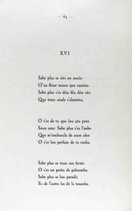 Emé d’Arange un Cargamen. Avec un chargement d’oranges. Texte provençal et traduction française.