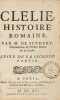 Cl&eacute;lie, histoire romaine.. SCUD&Eacute;RY Madeleine de. 