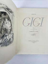 Gigi, illustré de 15 pointes sèches en couleur de Mariette Lydis. 